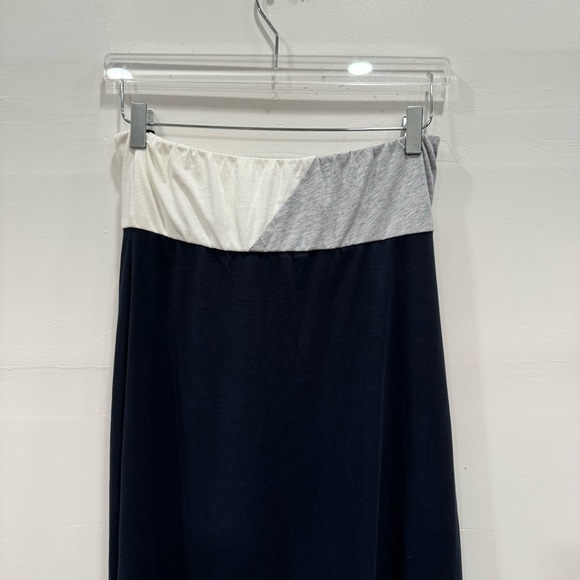 Lacoste Strapless Tube Top Colorblock Maxi Dress Size 42 - Picture 7 of 8